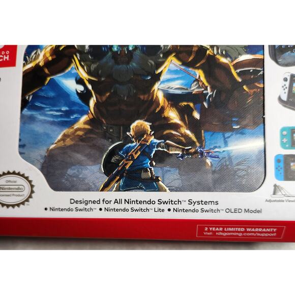 Nintendo Switch Zelda Game Traveler Deluxe Travel Case For All Models Brand New - Picture 3 of 6